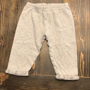 Baby girl ruffle bottom leggings